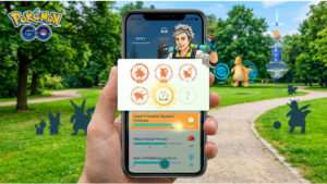Pokémon GO featured thumbnail over Field Research met stamps en een Research Breakthrough als routinebeloning