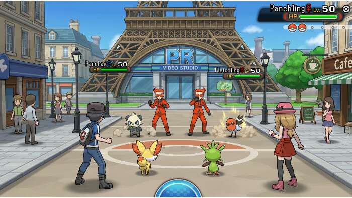 Vierkante thumbnail voor Pokémon X/Y op Nintendo 3DS met focus op de eerste echte 3D-generatie