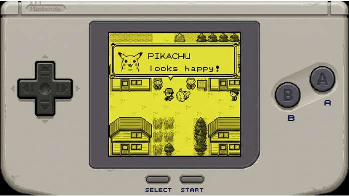 Uitgelichte thumbnail van Pok&eacute;mon Yellow: Special Pikachu Edition met Pikachu en de Game Boy-stijl van de klassieker