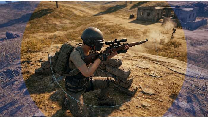 PUBG: Battlegrounds featured thumbnail over ballistiek en recoil, met soldaat en geweer in een gevechtsscene