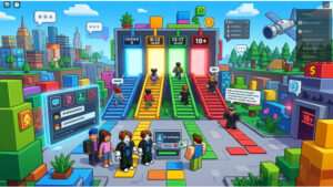 Roblox featured thumbnail over leeftijdszones die bepalen met wie je chat en speelt