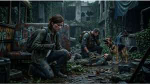 Uitgelichte thumbnail voor The Last of Us Part II over hoe stemmen vijanden menselijker maken