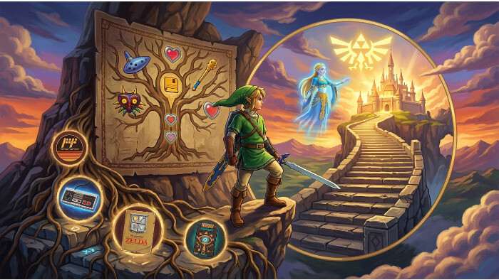 Thumbnail voor artikel over The Legend of Zelda en waarom de serie al decennia hoog scoort in Japanse canonlijsten
