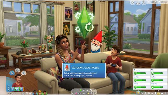 Featured thumbnail voor The Sims 4 met tekst over autosave en Memory Boost update op 21 juli