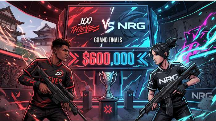 Featured thumbnail voor Valorant over de EWC-finale: twee Amerikaanse teams strijden om $600K prijzengeld
