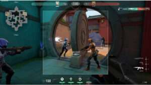 VALORANT featured thumbnail met de Lotus-map, gericht op de draaiende deuren en rotations