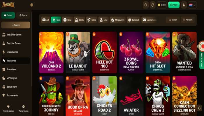 Amunbet Casino Spellen