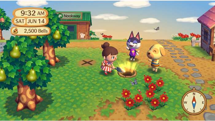 Uitgelichte thumbnail voor Animal Crossing: City Folk met speelse dorpsillustratie en titeltekst