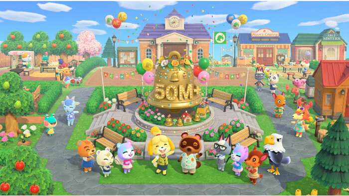 Uitgelichte thumbnail voor Animal Crossing: New Horizons over het passeren van 50 miljoen verkopen