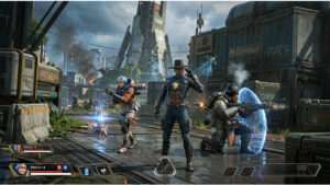Apex Legends thumbnail met stilte-thema voor audio-informatie en het winnen van fights