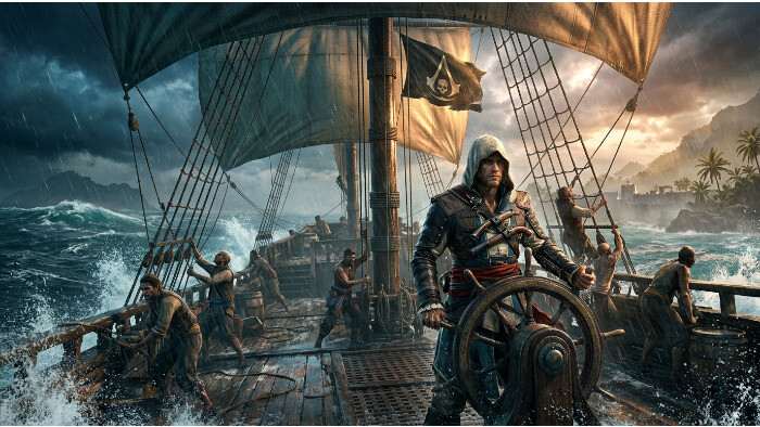 Featured thumbnail voor Assassin's Creed IV: Black Flag met Resynced remake-aankondiging in titelbanner