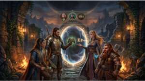 Baldur's Gate 3 thumbnail met personagekunst bij aankondiging van cross-play tussen Xbox en PC