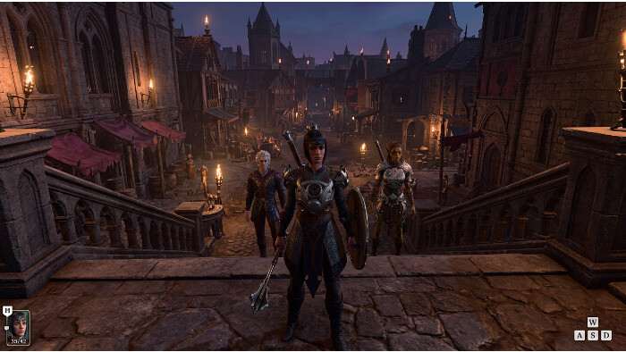 Uitgelichte thumbnail voor Baldur's Gate 3 over een third-person mod die 144K views in één dag haalt