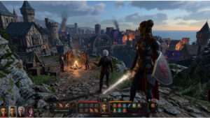 Baldur's Gate 3 featured thumbnail met personageportret bij artikel over third-person mod die viral gaat