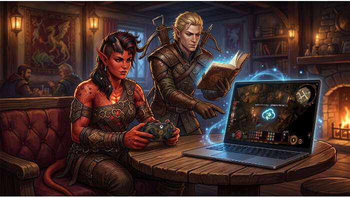 Baldur's Gate 3 featured thumbnail over Xbox Play Anywhere-ondersteuning