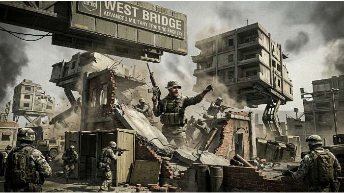 Thumbnail voor Call of Duty 4: Modern Warfare over Kill Block, met soldaat en moderne oorlogssetting