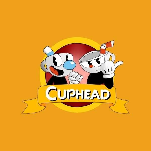 Logo van videogame cuphead