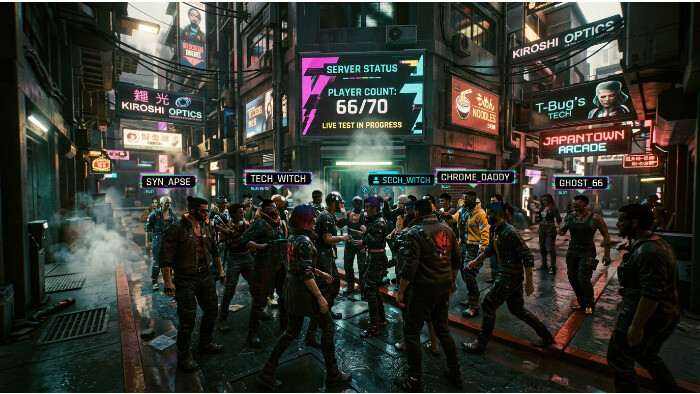 Cyberpunk 2077 thumbnail over CyberMP-mod met 66 spelers tegelijk in multiplayer