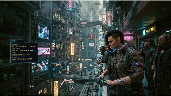 Cyberpunk 2077 featured thumbnail met Night City en neonlook bij het thema dat de stad krimpt