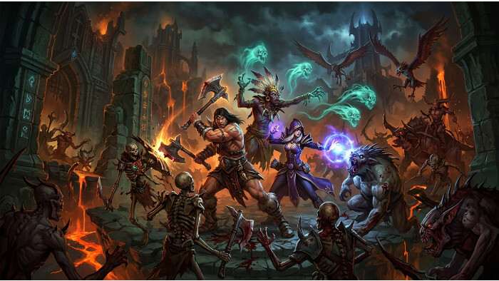 Uitgelichte thumbnail voor Diablo III met donkere fantasy-sfeer bij het artikel over de hernieuwde populariteit