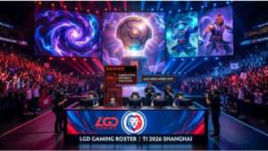 Dota 2 thumbnail met TaiLung-naam en nieuws over verbanning vlak voor The International 2026