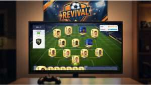 FIFA 17 featured thumbnail met FUT Revival-thema en focus op werkende squads en spelers