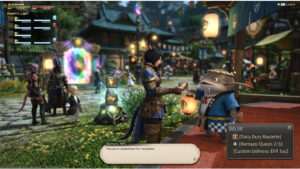 Vierkante Final Fantasy XIV thumbnail die de verslavende dagelijkse routine in de MMO visualiseert