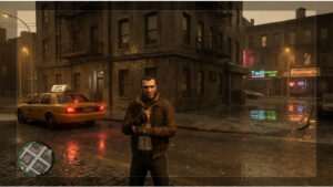 Uitgelichte thumbnail van Grand Theft Auto IV met neonstijl portret en tekst over path tracing in 2026