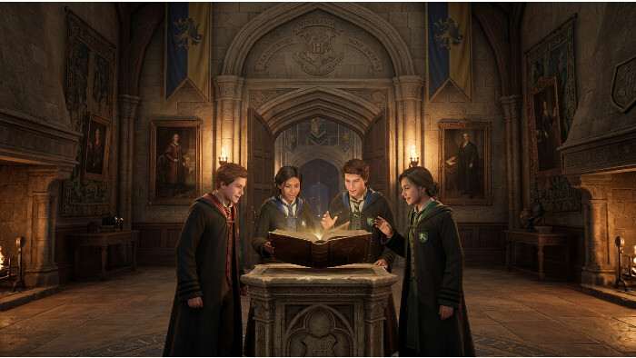Uitgelichte thumbnail voor Hogwarts Legacy met Hogwarts-kasteel, bij nieuws dat Warner Bros Hogwarts Legacy 2 bevestigt