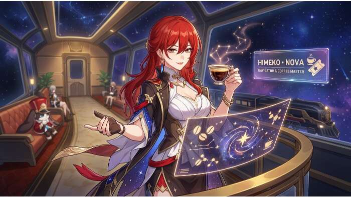 Uitgelichte thumbnail van Honkai: Star Rail met Himeko en Nova, ter aankondiging van hun speelbare trailer