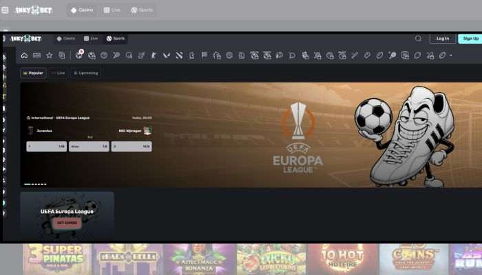 sportwedden bij inkybet
