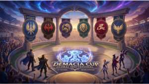 League of Legends thumbnail over de Demacia Cup die uitgroeit tot een wereldwijd toernooi met 12 teams