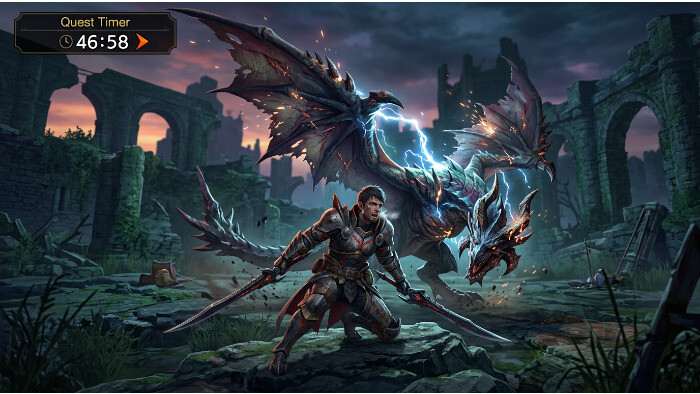 Uitgelichte thumbnail voor Monster Hunter Rise Sunbreak over solo-hunts die 40+ minuten per gevecht duren