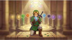 Vierkante thumbnail over The Legend of Zelda: Ocarina of Time remake met gelekte releasedatum 1 december 2026