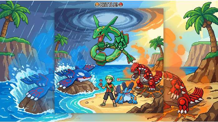 Uitgelichte thumbnail voor Pokémon Emerald Version met de Groene GBA-look en herkenbare boxartstijl