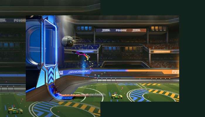 rocket league screenshot van het spel