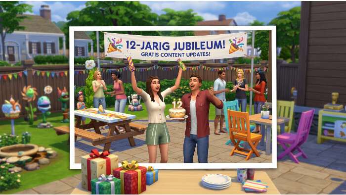 The Sims 4 featured thumbnail over het 12-jarig jubileum met gratis content en meerdere update-aankondigingen