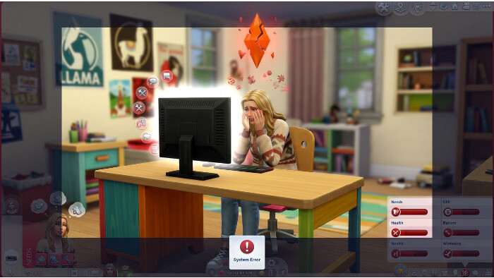 Featured thumbnail for The Sims 4 showing Sims characters with a crash-related warning after a recent update