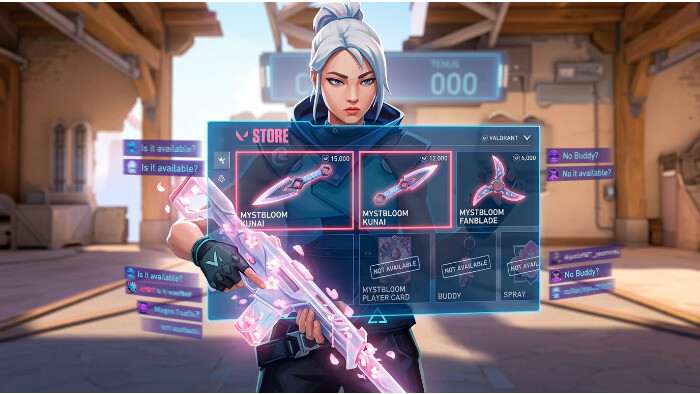 VALORANT featured thumbnail over Mystbloom-items en welke bundles wel of niet terugkeren