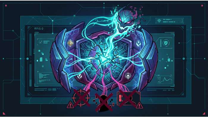 Valorant featured thumbnail met een gamingvisual over Vanguard anti-cheat en pc-controle door Riot