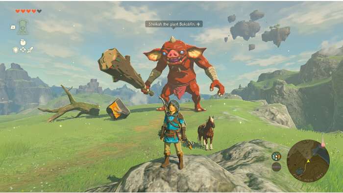 Featured thumbnail voor The Legend of Zelda: Tears of the Kingdom over TOTK-glitches met uitvergrote objecten op TikTok