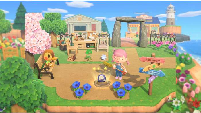 Uitgelichte thumbnail voor Animal Crossing: New Horizons met een kleurrijke eilandsfeer en speelse personages
