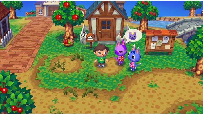 Uitgelichte thumbnail voor Animal Crossing: Wild World met dorpssfeer en focus op binding zonder questmarker