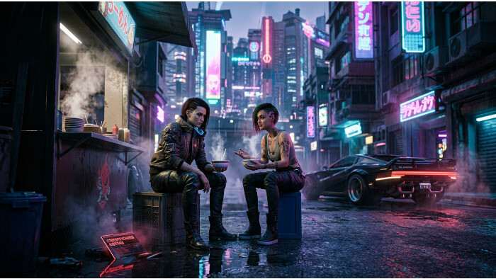 Cyberpunk 2077 featured thumbnail about how sidequests connect to the main story in Night City