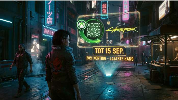 Featured thumbnail voor Cyberpunk 2077 over het verdwijnen uit Xbox Game Pass in september