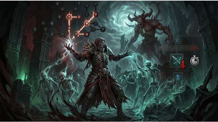 Diablo IV featured thumbnail about balance philosophy and what Diablo IV can learn from Path of Exile 2