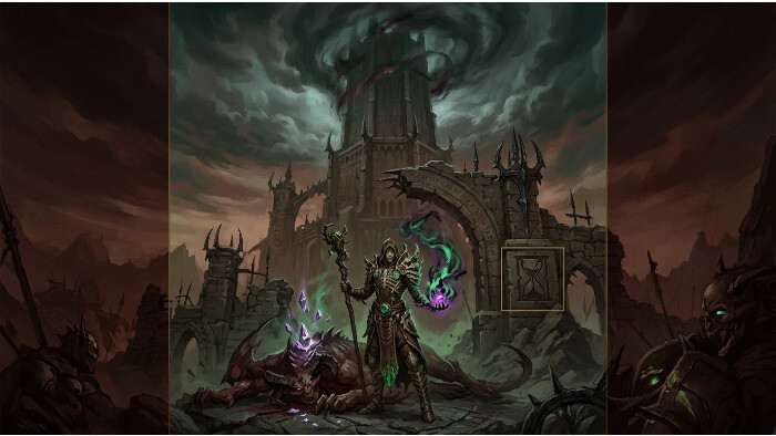 Diablo IV thumbnail met duistere demonische sfeer, passend bij Season 15 die goed scoort maar zorgen oproept