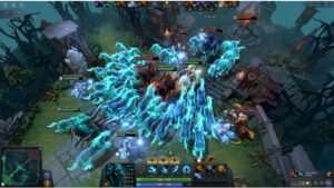 Dota 2 featured thumbnail met een leger paarden, verwijzend naar een Facebook-post die om meer reacties vraagt
