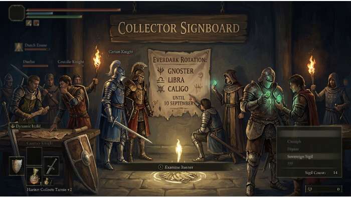 Elden Ring featured thumbnail met Nightreign-silhouet en Everdark-rotatie als artikelvisual