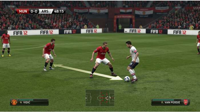 Vierkante featured thumbnail voor FIFA 12 met de tekst over waarom het spel beter voelt dan moderne voetbalgames